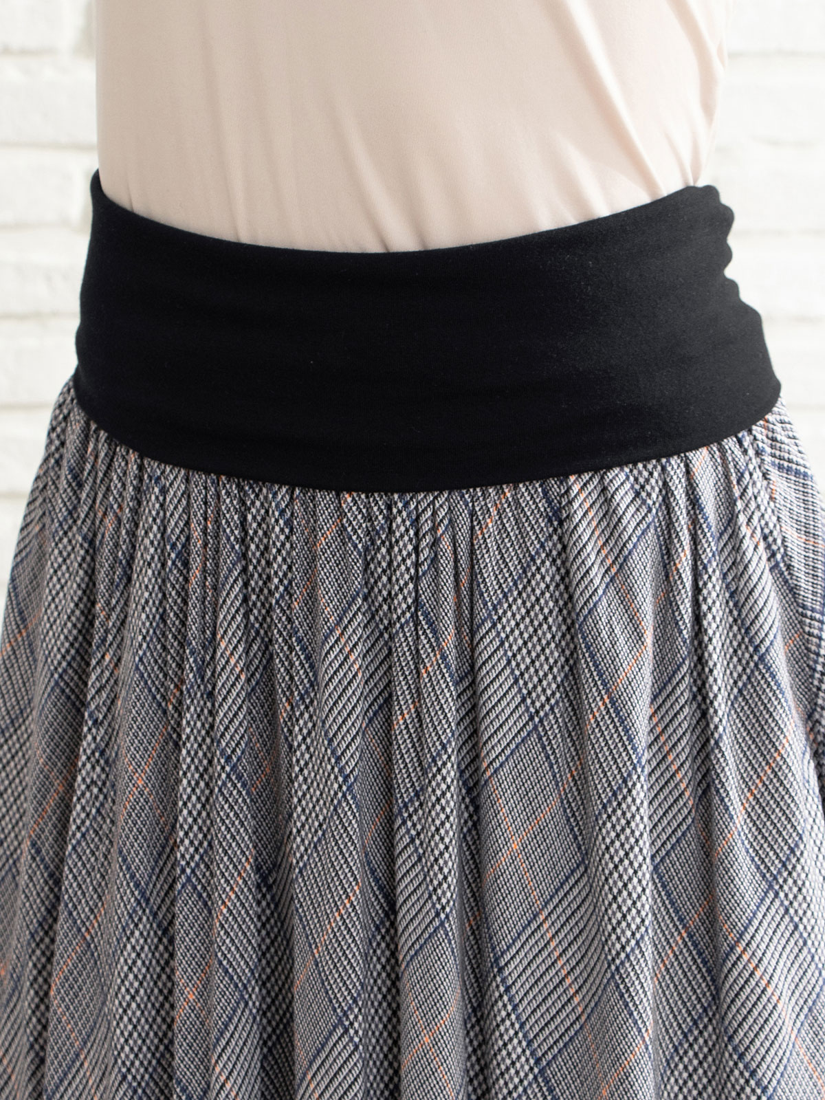 アウトレット|【産前産後】プリントマキシスカート【出産後も長く使える】