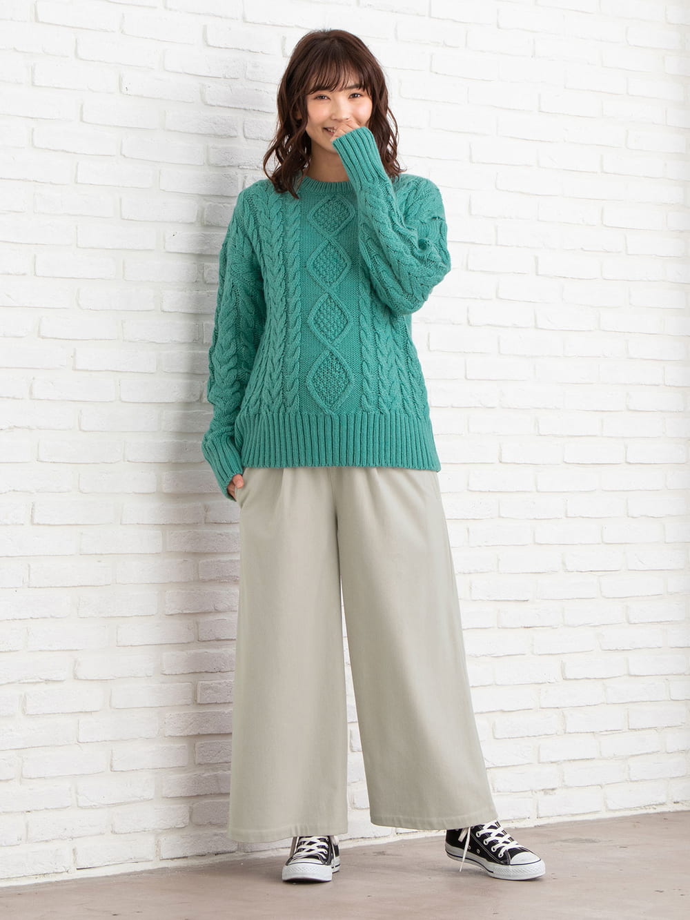 ESSENTIAL / ケーブル柄ニットパンツ 38 オフ 71VwDNp88yL._AC_SL1500_.jpg