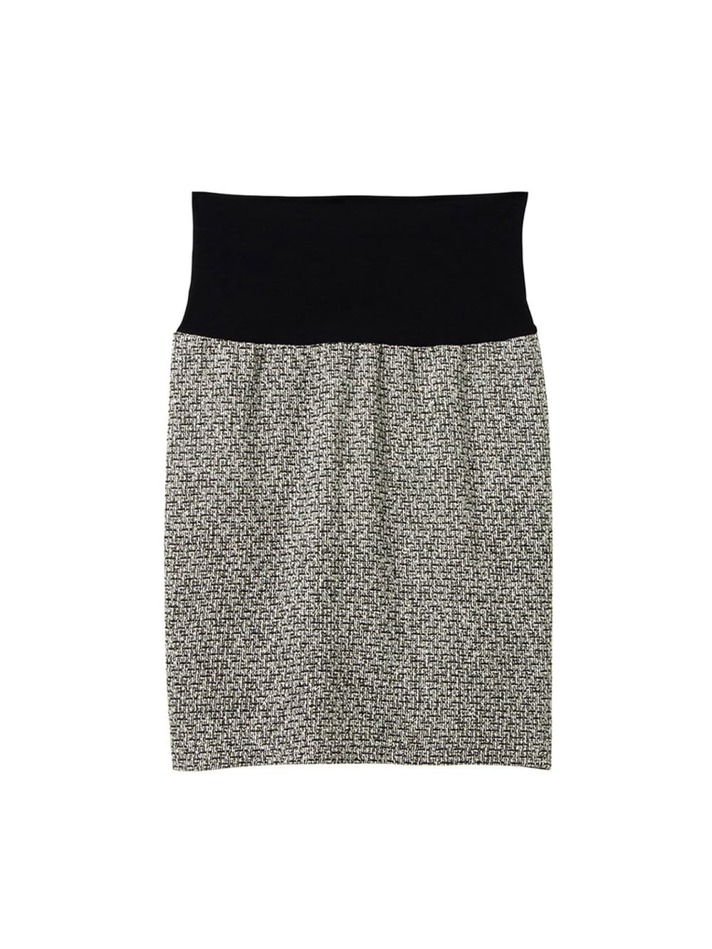 マタニティ ワンピース|ツィードトップス＆産前産後対応スカートセットアップ　マタニティ・授乳服【出産後も長く使える】