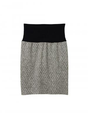 マタニティ ワンピース|ツィードトップス＆産前産後対応スカートセットアップ　マタニティ・授乳服【出産後も長く使える】