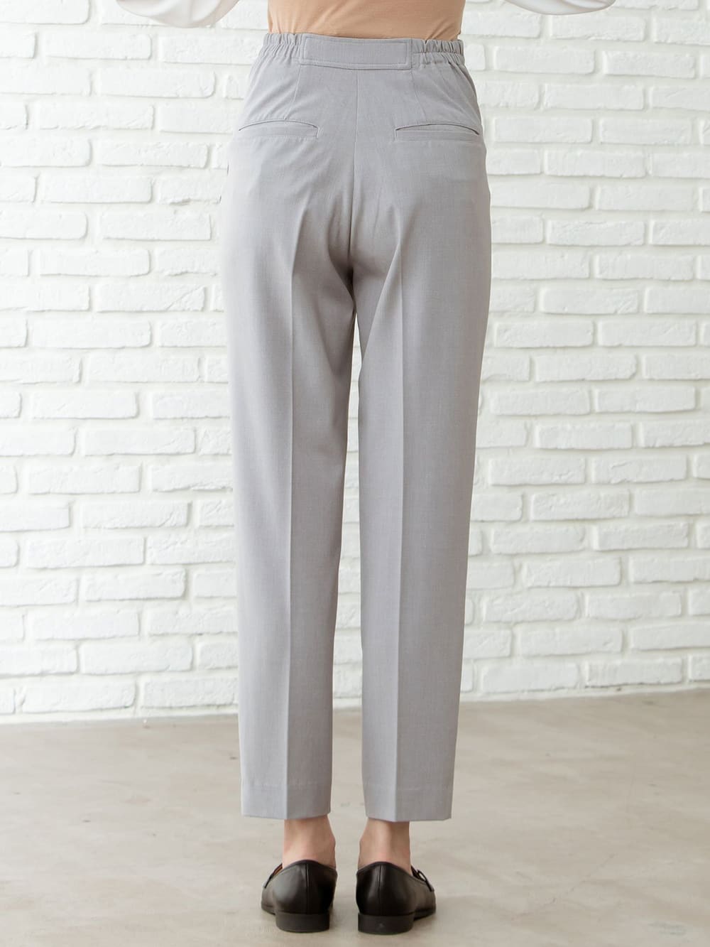 マタニティ パンツ|P・パンツ　TRストレッチセンタープレステーパード