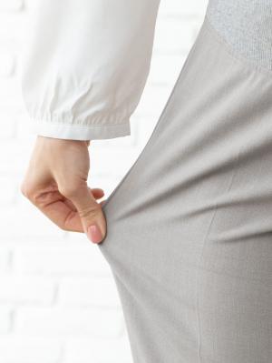 マタニティ パンツ|P・パンツ　TRストレッチセンタープレステーパード