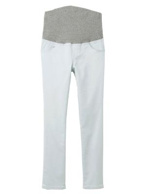 【マタニティ・授乳服】P・パンツ　ベビースキンカラーストレッチシガレット 29103