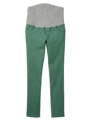 マタニティ パンツ|【マタニティ・授乳服】P・パンツ　ベビースキンカラーストレッチシガレット|グリーン