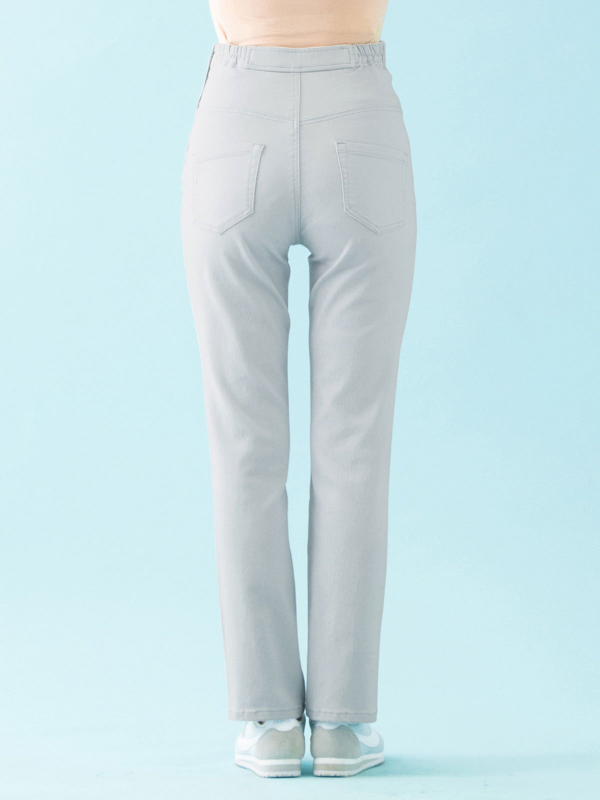 マタニティ パンツ|【マタニティ・授乳服】P・パンツ　ベビースキンカラーストレッチシガレット