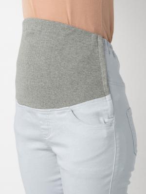 マタニティ パンツ|【マタニティ・授乳服】P・パンツ　ベビースキンカラーストレッチシガレット