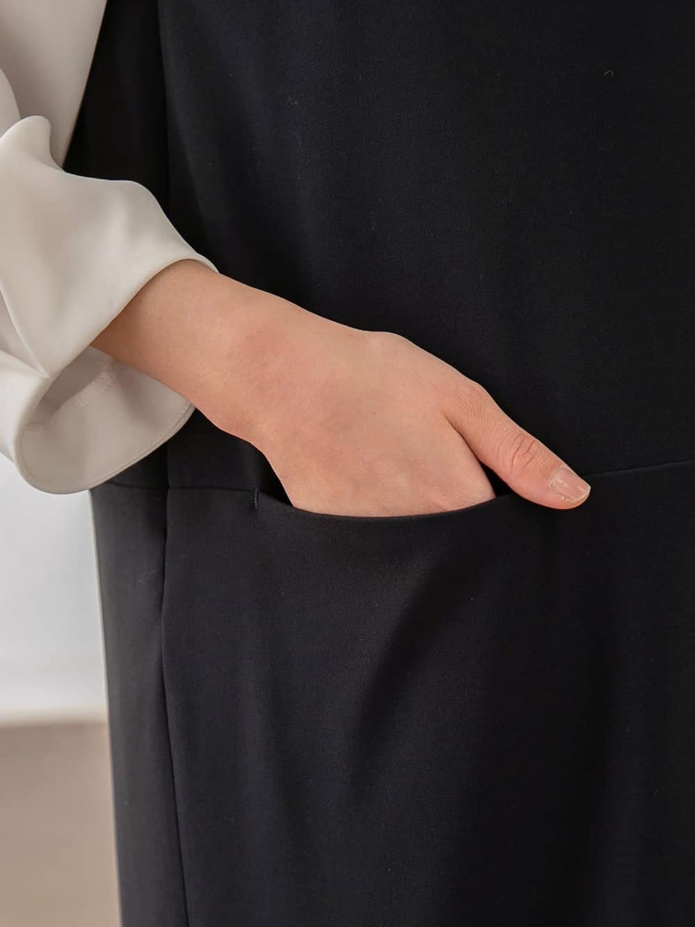 マタニティ ワンピース|TRストレッチジャンパードレス　マタニティ・授乳服【出産後も長く使える】