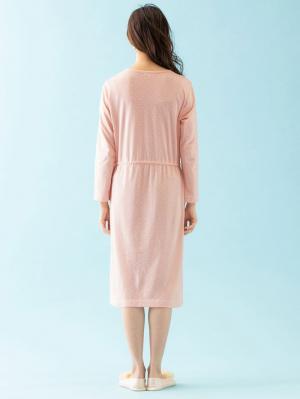 マタニティ パジャマ・ルームウェア|mutti ei(ムッティアイ)【授乳口付】天竺水玉プリントネグリジェ