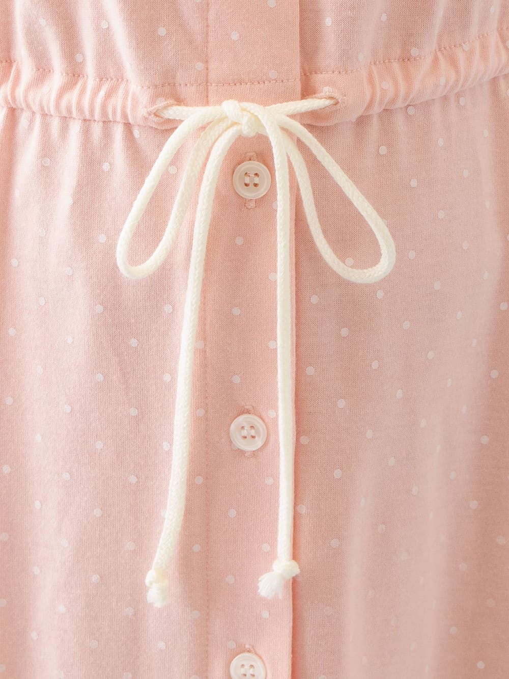 マタニティ パジャマ・ルームウェア|mutti ei(ムッティアイ)【授乳口付】天竺水玉プリントネグリジェ