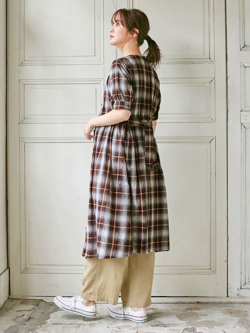 マタニティ ワンピース | 【出産後も長く使える】ain(アイン)チェックワンピース マタニティ・授乳服 |マタニティウェア・授乳服通販| エンジェリーベ 公式 マタニティ ワンピース | 【出産後も長く使える】ain(アイン)チェックワンピース マタニティ・授乳服 |マタニティウェア・授乳服通販| エンジェリーベ 公式