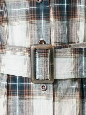 マタニティ ワンピース|【マタニティ・授乳服】ain（アイン）チェックワンピース【出産後も長く使える】