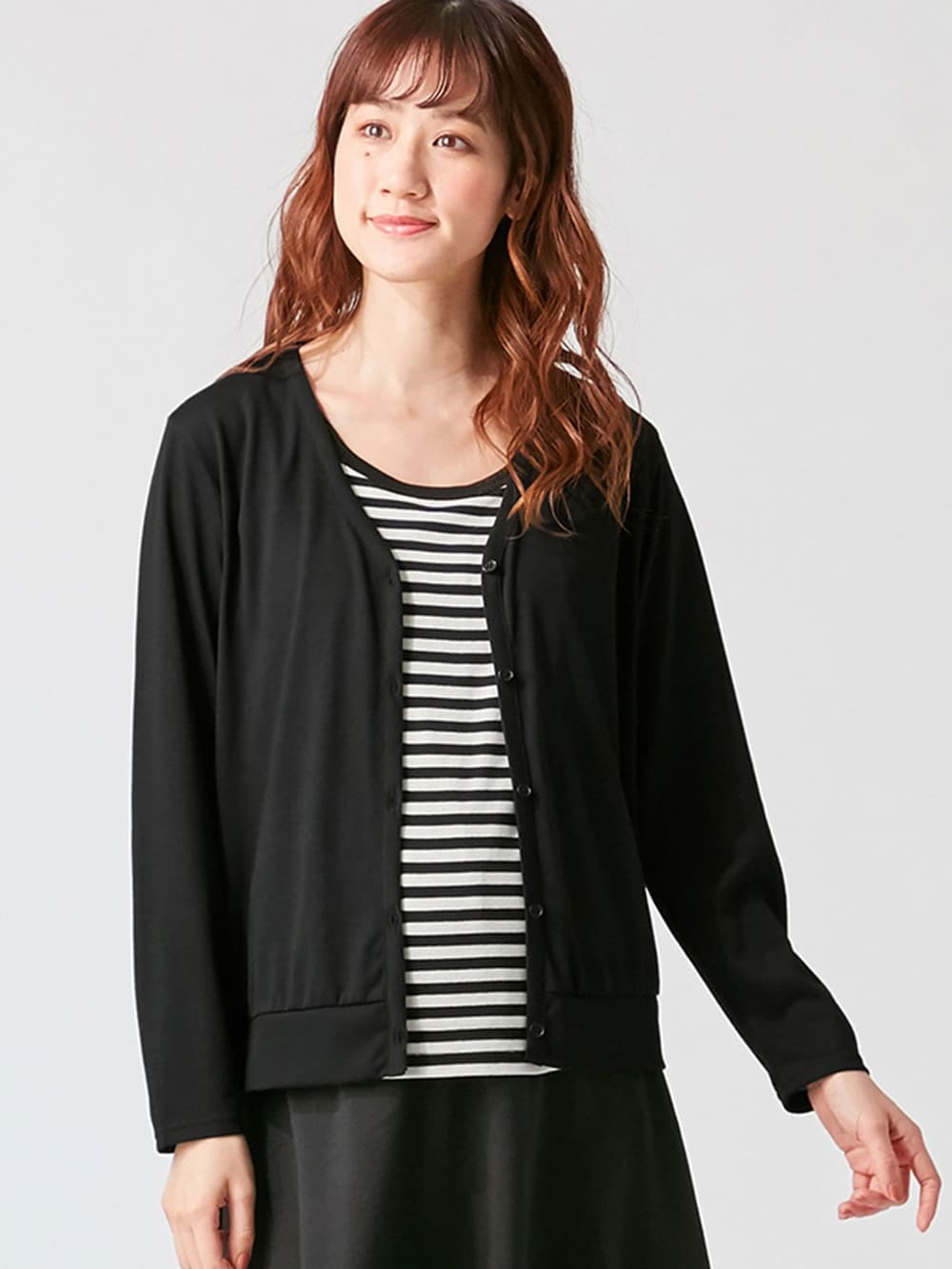A I N Vネックカーディガン 汗染み防止加工 マタニティウェア 授乳服通販 エンジェリーベ 公式 A I N Vネックカーディガン 汗染み防止加工 マタニティウェア 授乳服通販 エンジェリーベ 公式