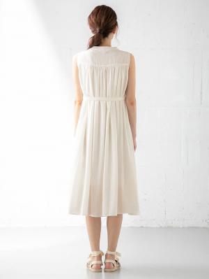 マタニティ ワンピース|Vicente for mom（ヴィセンテフォーマム）ドビーストライプスキッパーシャツワンピース　マタニティ・授乳服【出産後も長く使える】