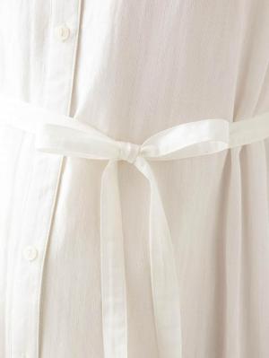 マタニティ ワンピース|Vicente for mom（ヴィセンテフォーマム）ドビーストライプスキッパーシャツワンピース　マタニティ・授乳服【出産後も長く使える】