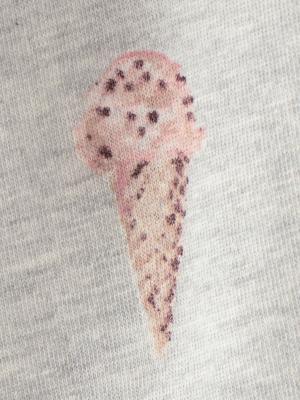 マタニティ パジャマ・ルームウェア|mutti ei(ムッティアイ)【授乳口付】アイスクリーム柄半袖ネグリジェ