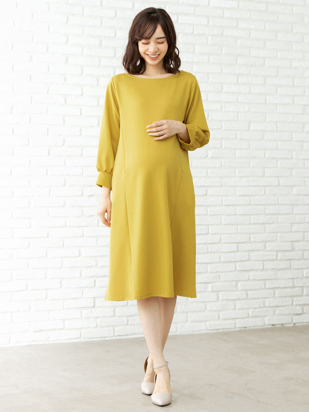 マタニティ ワンピース 授乳口付 Aラインワンピース マタニティウェア 授乳服通販 エンジェリーベ 公式 マタニティ ワンピース 授乳口付 Aラインワンピース マタニティウェア 授乳服通販 エンジェリーベ 公式