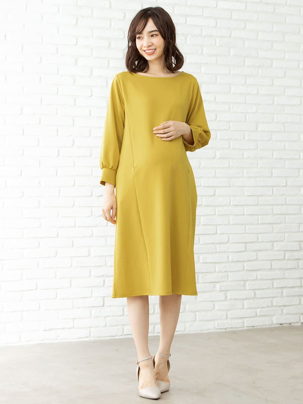 マタニティ ワンピース 授乳口付 Aラインワンピース マタニティウェア 授乳服通販 エンジェリーベ 公式 マタニティ ワンピース 授乳口付 Aラインワンピース マタニティウェア 授乳服通販 エンジェリーベ 公式