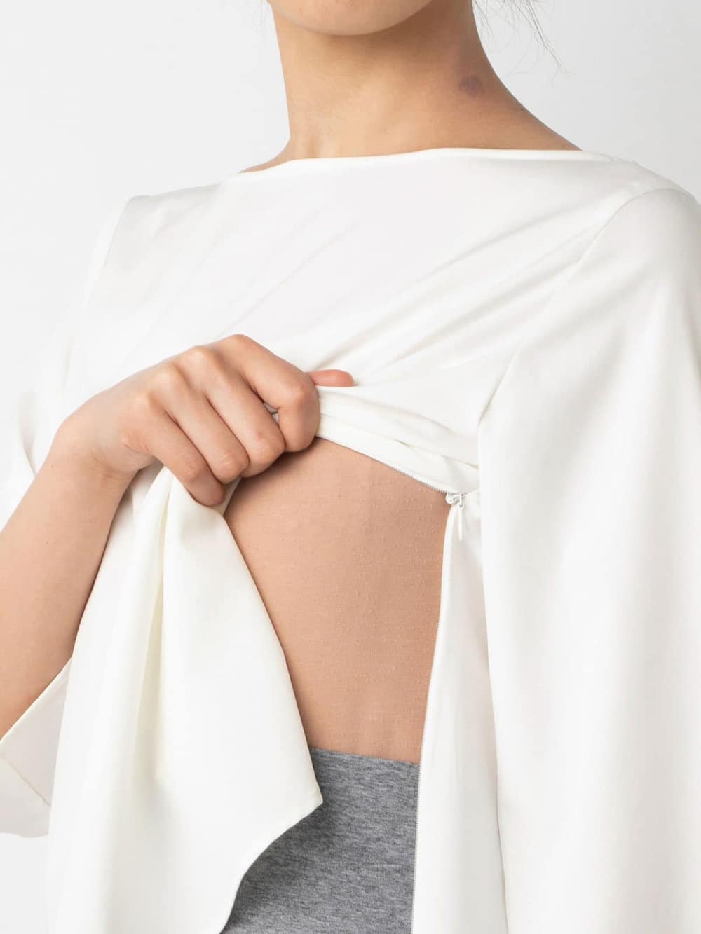 マタニティ ワンピース|イージーケアストレッチローンボートネックセットアップ マタニティ・授乳服【出産後も長く使える】