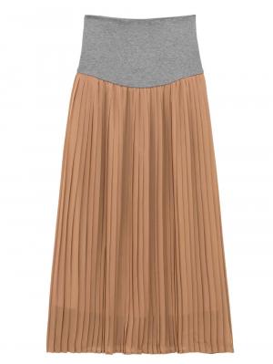 【産前産後対応】シフォンプリーツスカート【出産後も長く使える】 29199