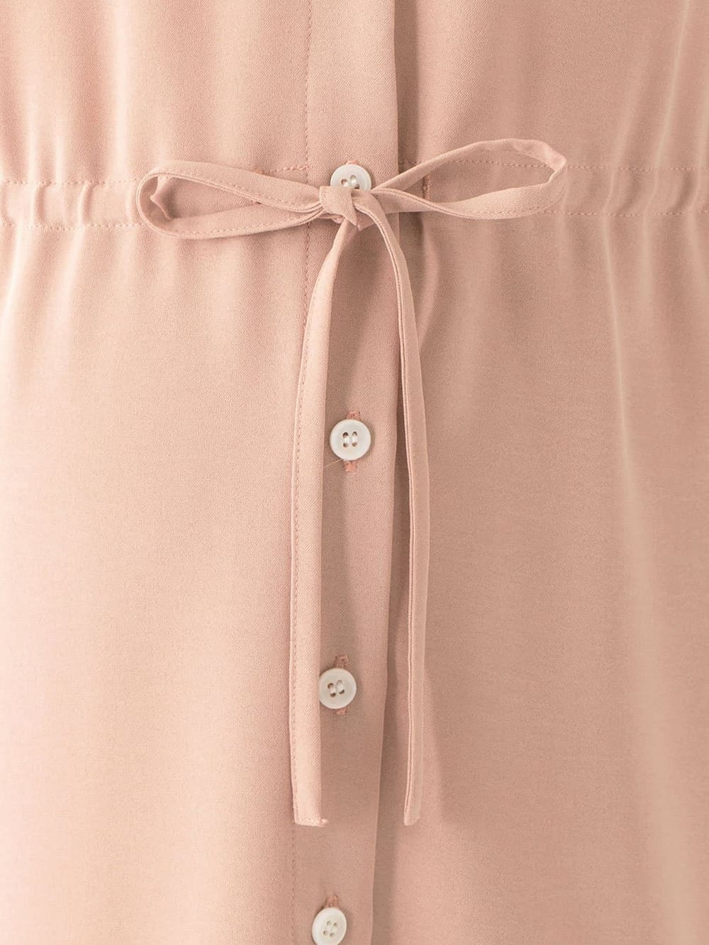 マタニティ ワンピース|【マタニティ・授乳服】ノーカラーシャツワンピース【出産後も長く使える】