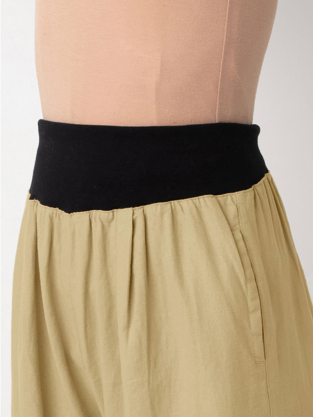 マタニティ パンツ|【2丈展開】麻レーヨンワイドストレートパンツ　マタニティ・産後【出産後も長く使える】