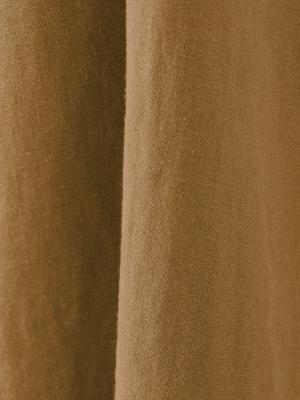 マタニティ ワンピース|【2レングス展開】麻レーヨン半袖ワンピース　マタニティ・授乳服【出産後も長く使える】