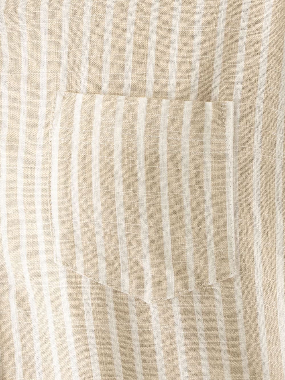 マタニティ ワンピース|リネン混ストライプシャツワンピース　マタニティ・授乳服【出産後も長く使える】