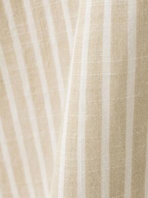 マタニティ ワンピース|リネン混ストライプシャツワンピース　マタニティ・授乳服【出産後も長く使える】