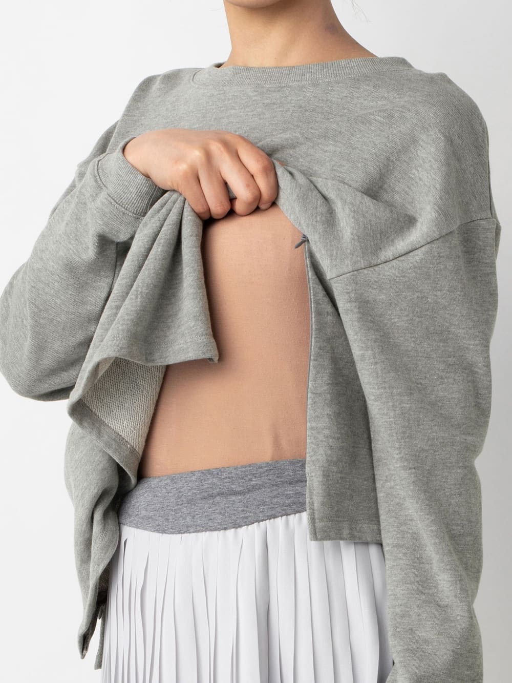 マタニティ トップス|裏毛トップス　マタニティ・授乳服【出産後も長く使える】