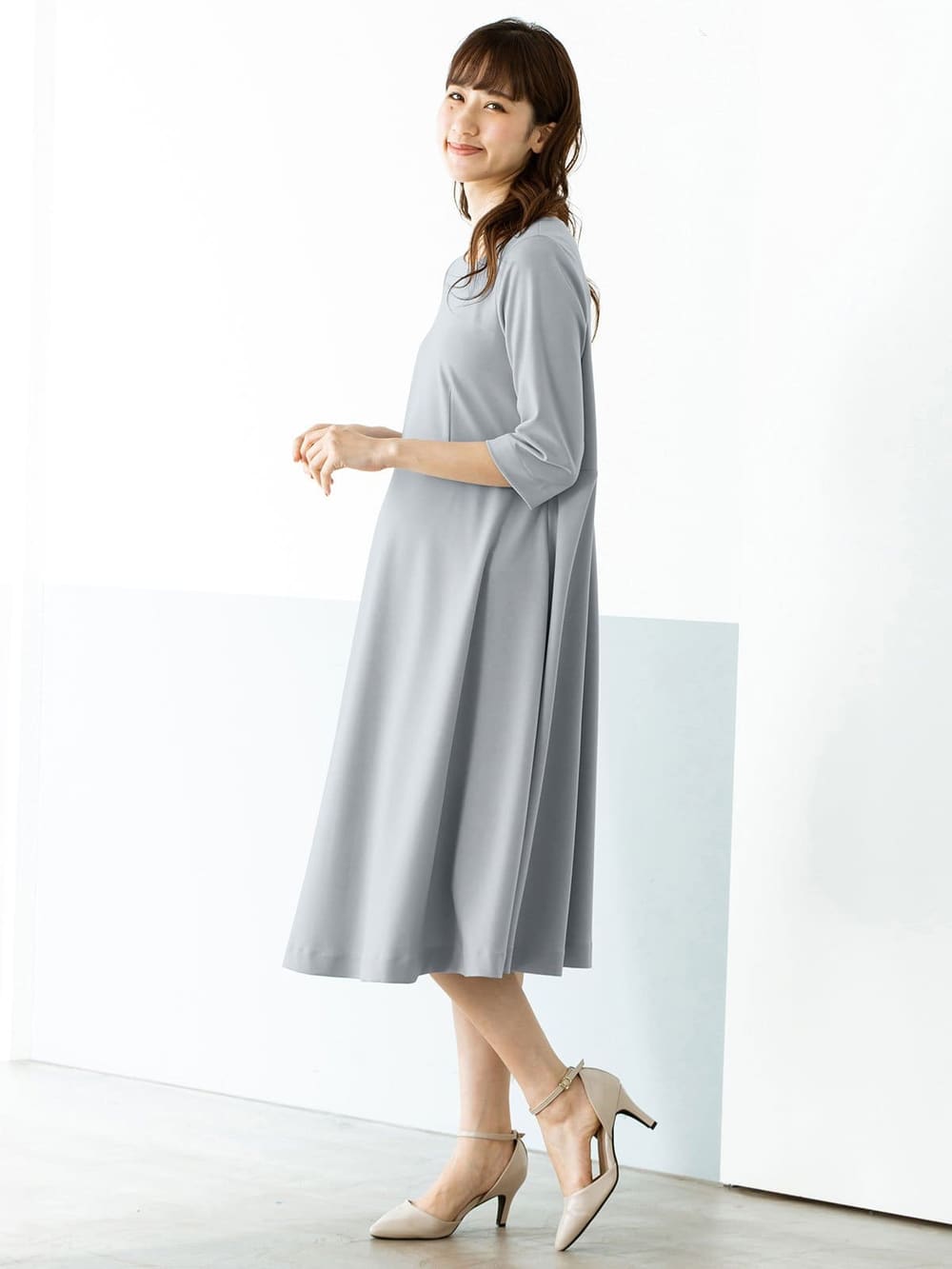 マタニティ ワンピース 授乳口付 フレアワンピース マタニティウェア 授乳服通販 エンジェリーベ 公式 マタニティ ワンピース 授乳口付 フレアワンピース マタニティウェア 授乳服通販 エンジェリーベ 公式