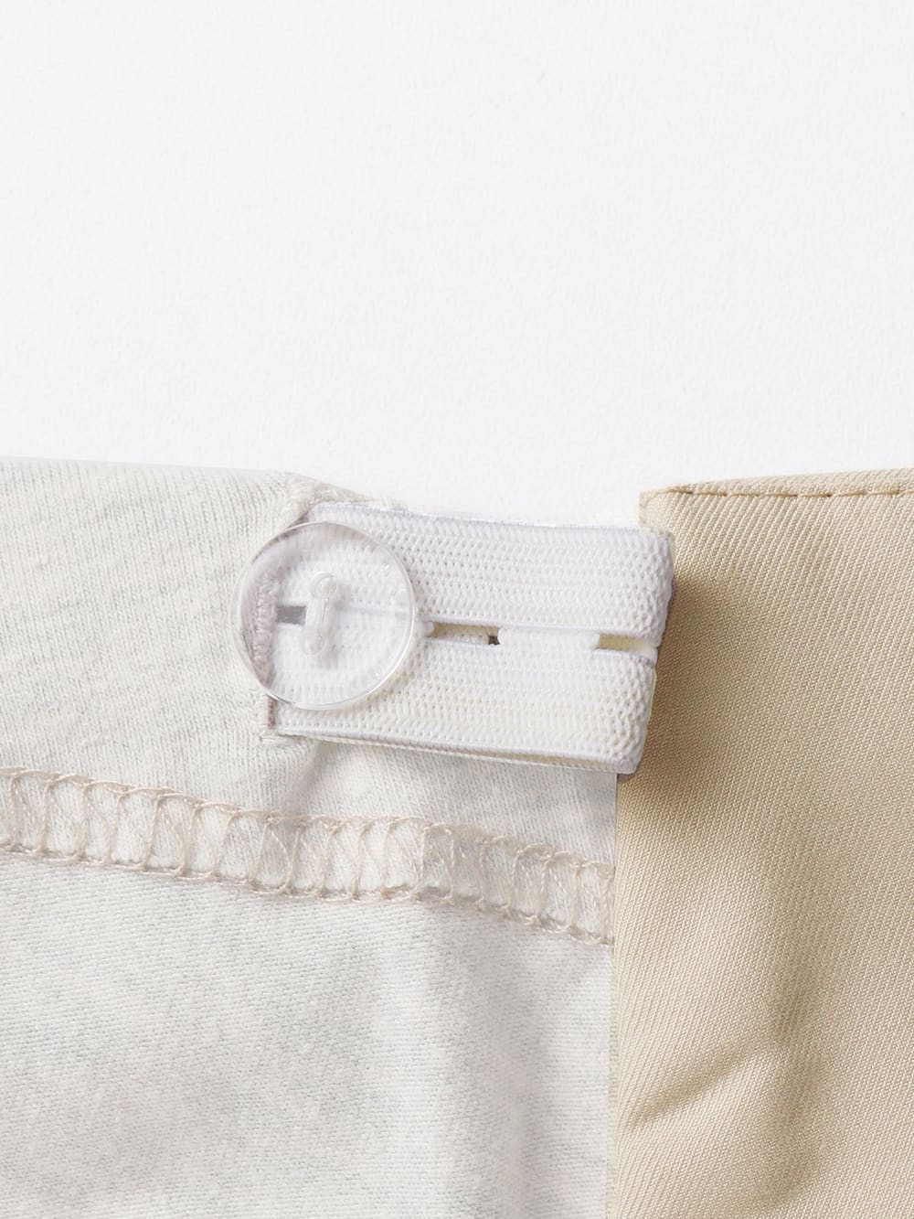 マタニティ パンツ|【産前産後対応】ベルト付きワイドパンツ【出産後も長く使える】|ベージュ