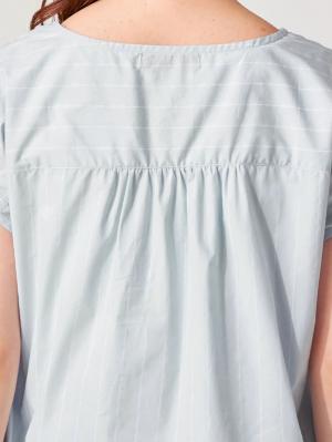 マタニティ トップス|【マタニティ・授乳服】コットンVネックトップス【出産後も長く使える】