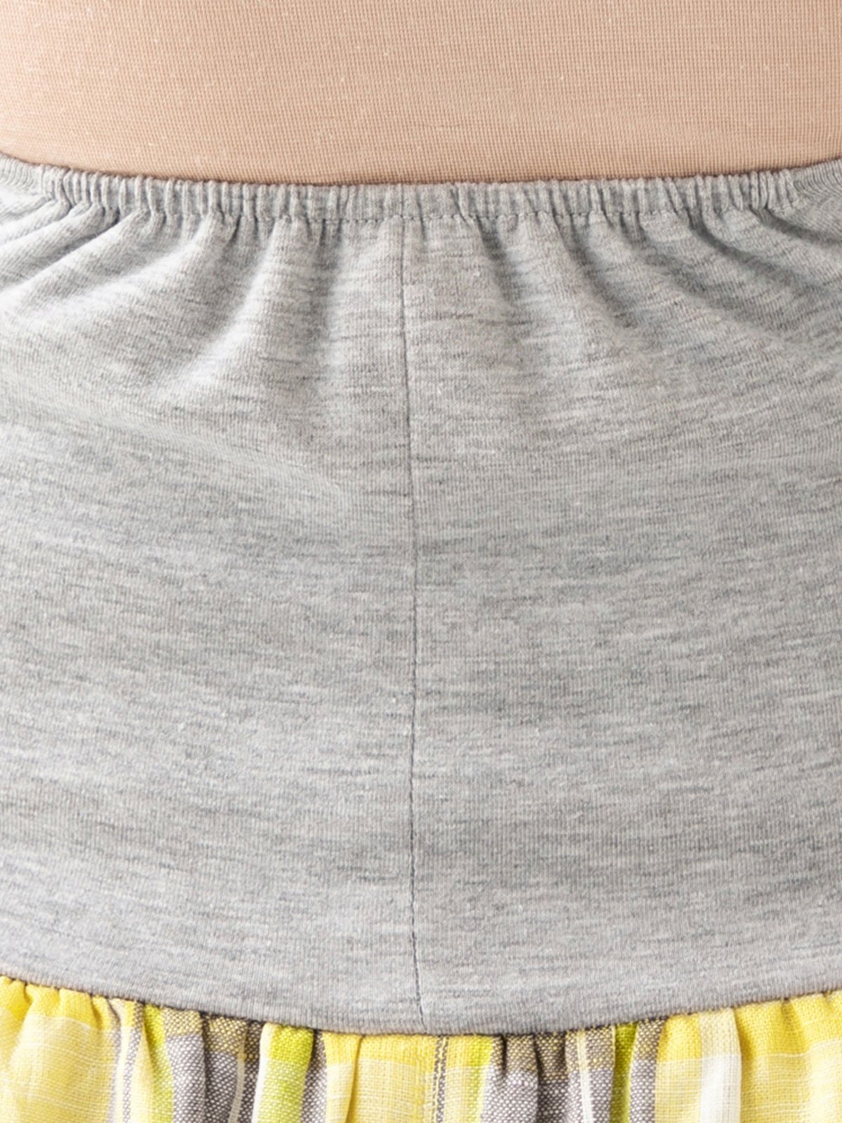 マタニティ スカート|【マタニティ・授乳服】【産前産後対応】リネンチェックラップ風スカート【出産後も長く使える】