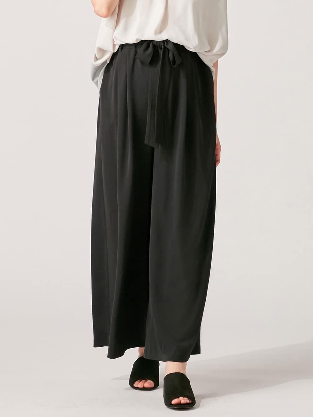 マタニティ パンツ サロペット 産前産後対応 リボンベルト付ワイドパンツ マタニティウェア 授乳服通販 エンジェリーベ 公式 マタニティ パンツ サロペット 産前産後対応 リボンベルト付ワイドパンツ マタニティウェア 授乳服通販 エンジェリーベ 公式