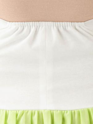 マタニティ スカート|【産前産後対応】シフォンプリーツスカート【出産後も長く使える】