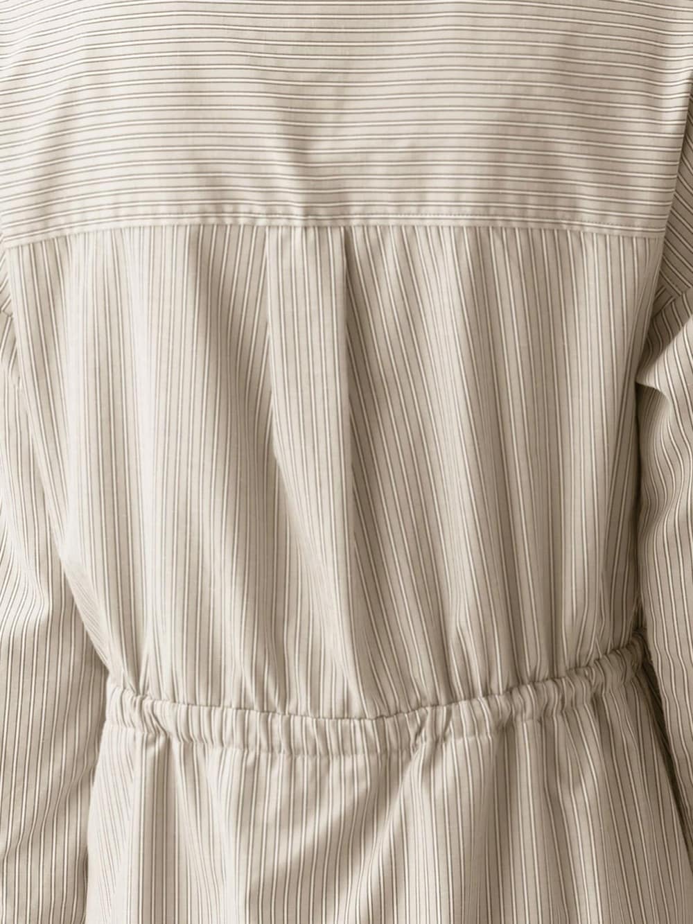 マタニティ ワンピース|ブロードストライプワンピース　マタニティ・授乳服【出産後も長く使える】