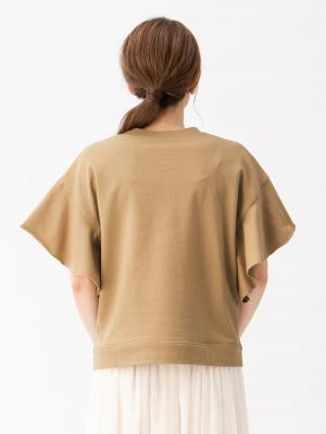 マタニティ トップス|裏毛フレアスリーブトップス マタニティ・授乳服【出産後も長く使える】