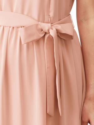 マタニティ ワンピース|リボンベルト付ギャザーワンピース　マタニティ・授乳服【出産後も長く使える】