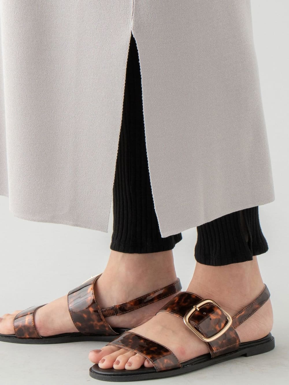 マタニティ ワンピース|ウエストリボンニットワンピース　マタニティ・授乳服【出産後も長く使える】