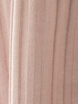 マタニティ ワンピース|【マタニティ・授乳服】キーネックリブニットワンピース【出産後も長く使える】