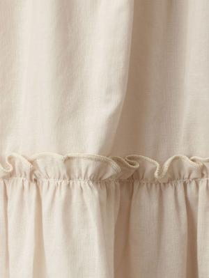 マタニティ スカート|【産前産後対応】コットンローンティアードスカート【出産後も長く使える】