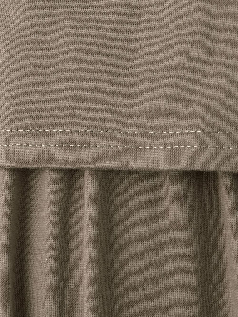 マタニティ ワンピース|カットソーレイヤードワンピース　マタニティ・授乳服【出産後も長く使える】