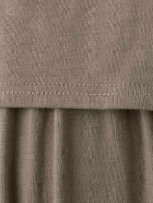 マタニティ ワンピース|カットソーレイヤードワンピース　マタニティ・授乳服【出産後も長く使える】