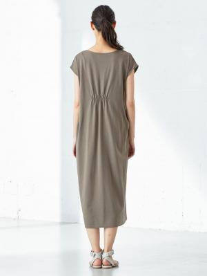 マタニティ ワンピース|カットソーリボン使いワンピース　マタニティ・授乳服【出産後も長く使える】