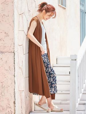 マタニティ ワンピース|2WAYラップロングワンピース　マタニティ・授乳服【出産後も長く使える】|ブラウン