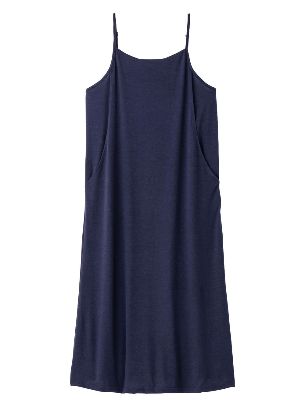 マタニティ パジャマ・ルームウェア|【授乳口付】【セット】ネグリジェガウン×キャミソールセット|ネイビー