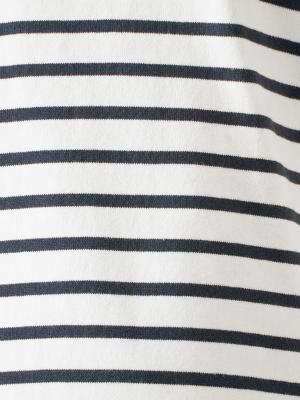 マタニティ トップス|半袖ボートネックバスクTシャツ　マタニティ・授乳服【出産後も長く使える】