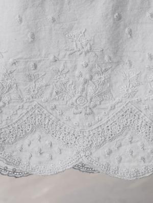 マタニティ ワンピース|【マタニティ・授乳服】【親子コーデ可】3WAYスカラップレースシャーリングワンピース【出産後も長く使える】