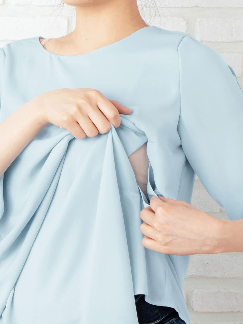 マタニティ トップス|レイヤードトップス マタニティ・授乳服【出産後も長く使える】