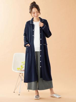 マタニティ パジャマ・ルームウェア|【授乳しやすい】ふんわりタッチキルティングネグリジェガウン